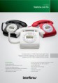 Telefone TC 8312 Preto - Telefone TC 8312 Branco  - Telefone TC 8312 Vermelho